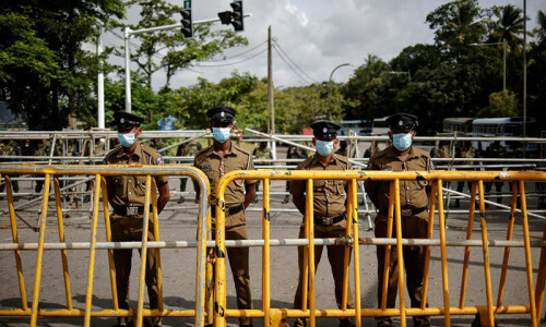 Sri Lanka puts emergency in place ahead of parliament’s vote for new president