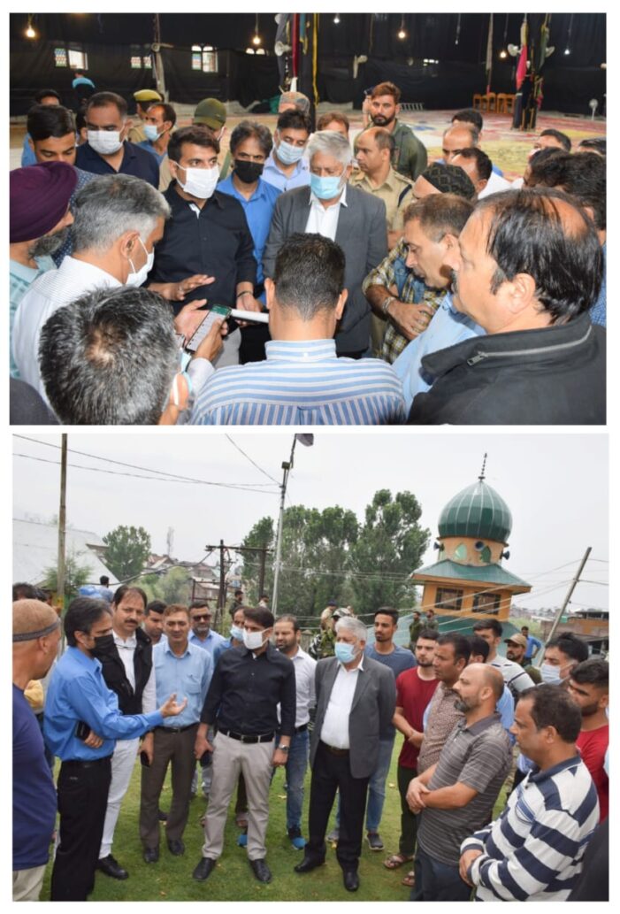 DC Srinagar visits Imambara Zadibal, Hasanabad; Shrine of Mir Araqi to take on spot assessment of arrangements for Muharram-ul-Haram