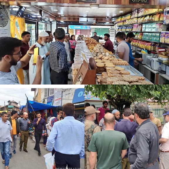 District Admin Srinagar intensifies Market checking across City ahead of Eid-ul-Adha