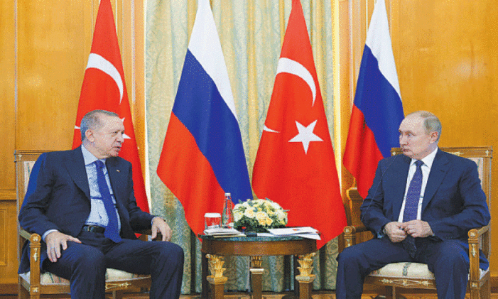Putin, Erdogan agree to boost economic cooperation