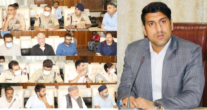 DC Srinagar holds consultation with prominent Shia leaders regarding Muharram arrangements, peaceful conduct of Processions