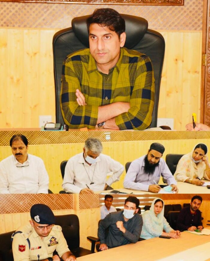 DC Srinagar reviews action plan under NMBA for the District
