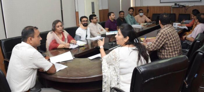 Div Com Jammu reviews implementation of Industries & Commerce Department schemes