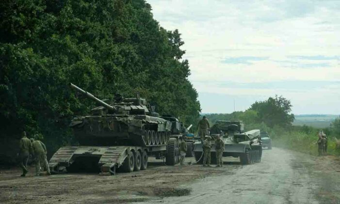 Russia pulls back troops from Kharkiv region as Kyiv forces advance further