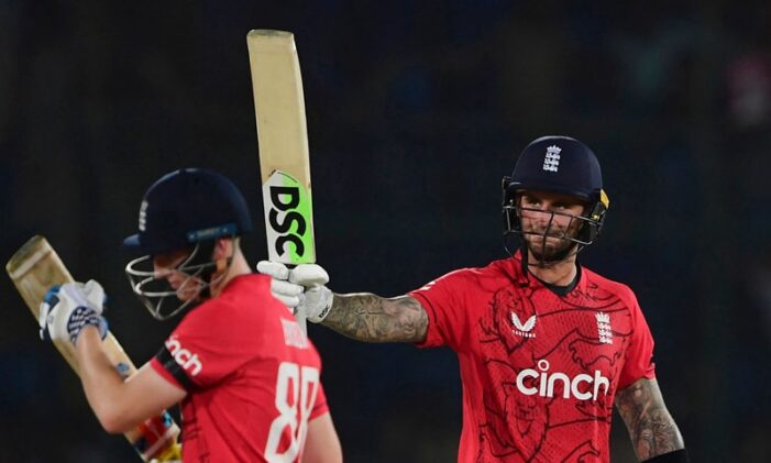 Alex Hales, Harry Brook lead England past Pakistan in opening T20