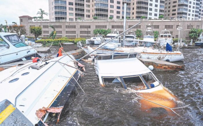 Hurricane leaves trail of destruction in Florida