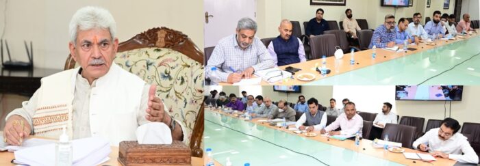 Lt Governor chairs high level meeting to review functioning of Revenue Department
