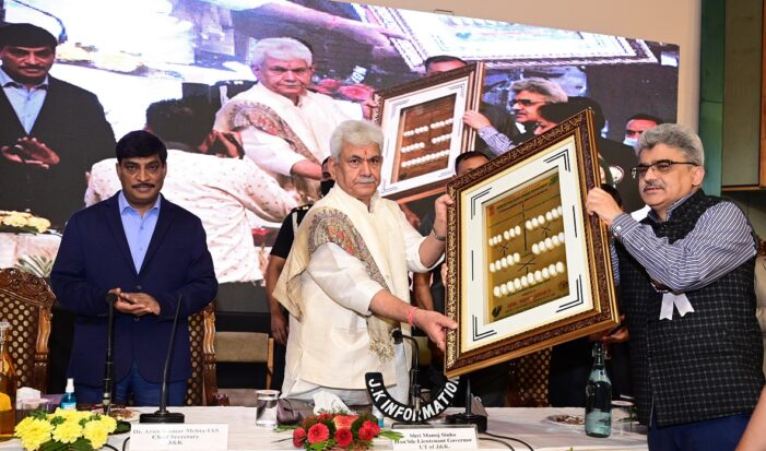 Lt Governor inaugurates workshop on Sericulture in J&K: “Silk Samagra & beyond”