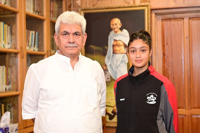 International Wushu Gold Medalist calls on Lt Governor
