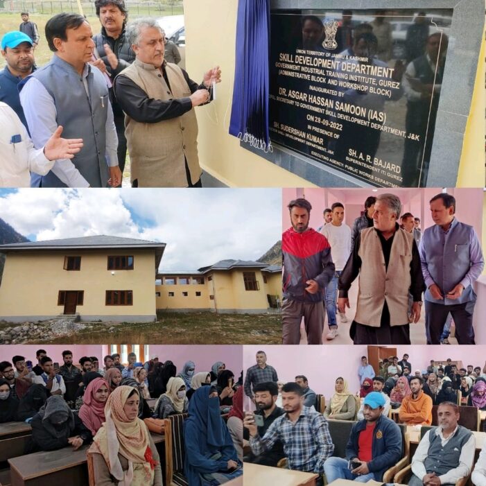 Principal Secretary SDD inaugurates administrative cum workshop block of ITI Gurez