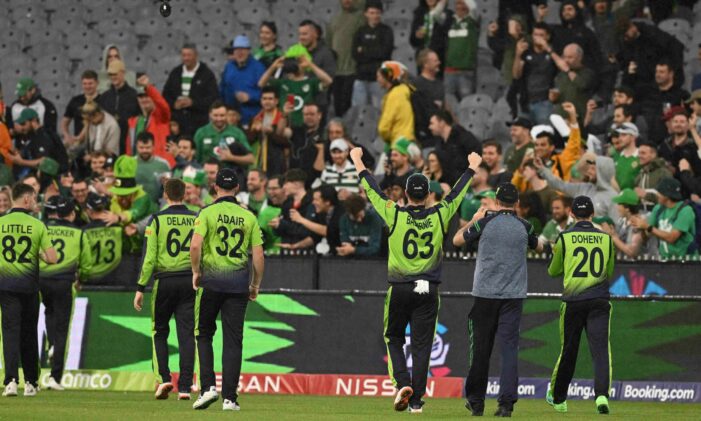 Ireland stun England for famous win at T20 World Cup