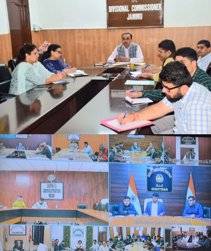 Div Com Jammu reviews preparedness of Districts for Back to Village Phase -4