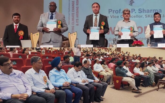 Dulloo inaugurates 2-day International conference on ‘Climate Change’ at SKUAST Jammu