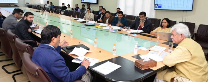 Lt Governor reviews status of projects & schemes of Rural Development Department