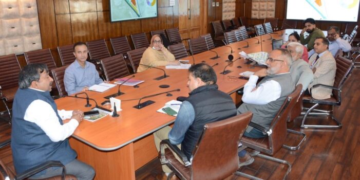Dheeraj Gupta chairs review meeting to discuss Lay-out plan of Satellite Township