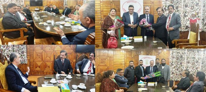 Several Bar associations call on Chief Justice, High Court of J&K, Ladakh,  Ali Mohammad Magrey