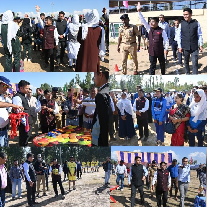 Union MoS Education Dr. Subhas Sarkar visits Kulgam