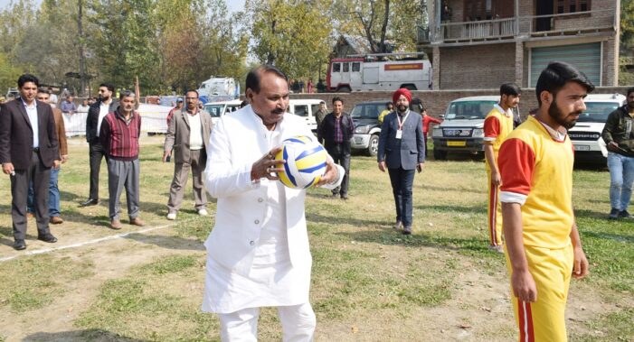 Union MoS MSME participates in back to Village programme in Pulwama – inaugurates series of sporting events