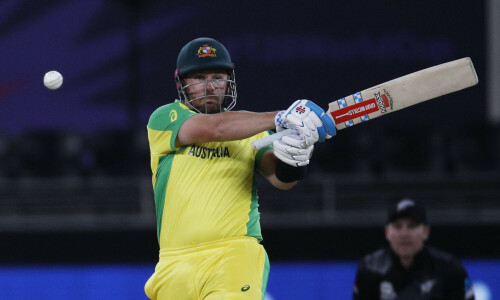 Aaron Finch finds form in India defeat