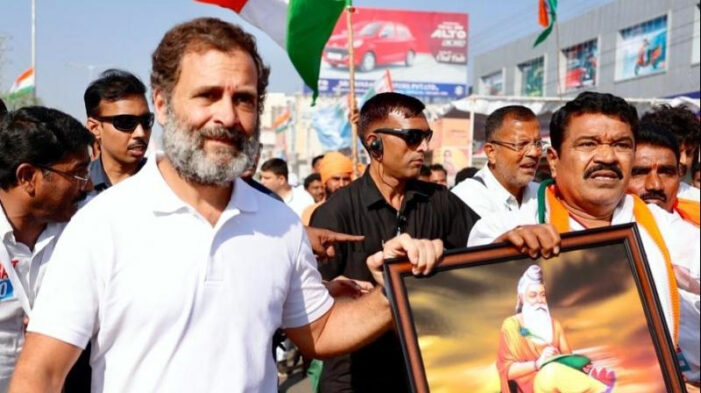 Rahul sprints, others try to catch up as Bharat Jodo Yatra enters Day 5