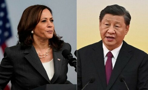 Harris meets Xi briefly, calls for US-China communication