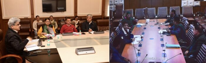 Atal Dulloo reviews progress under CAPEX, CSS, NABARD for ASH&F Deptts, Live stock Development Boards