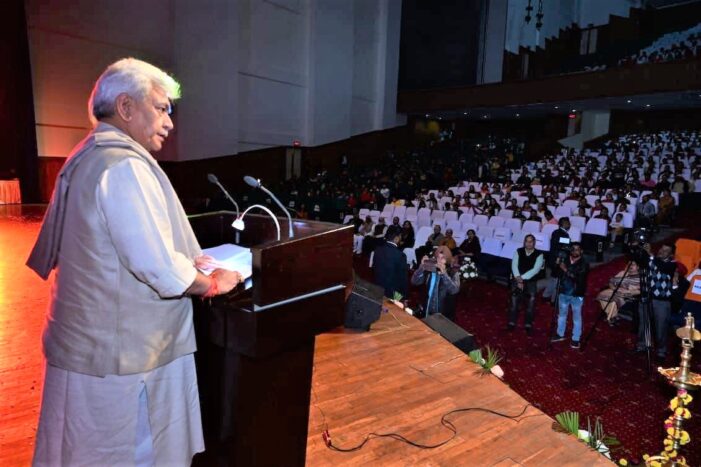 Lt Governor attends joint Annual function of three schools run by Shrimati Dewanini V.Badrinath Educational Trust