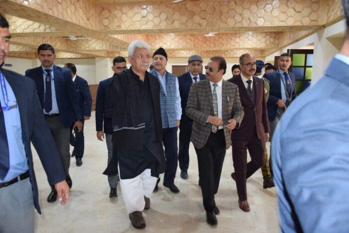 Lt Governor inaugurates NIT Srinagar’s Guest House & Sports facilities