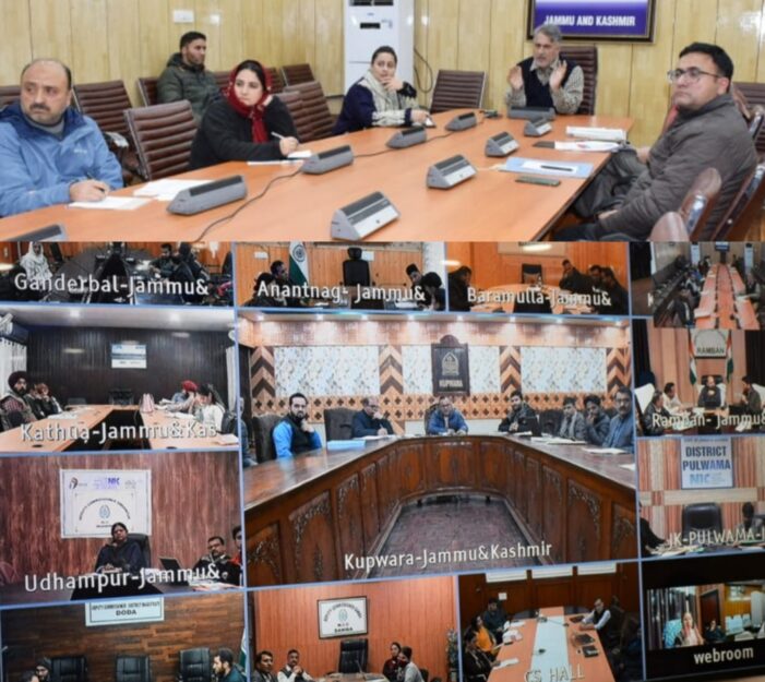 Pr. Secy SDD reviews progress on formulation of District Skill Development Plans