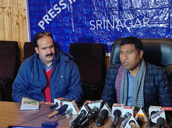 Increasing employment opportunities, improved social security of J&K youth among top priorities of Central Government: Union MoS Rameshwar Teli