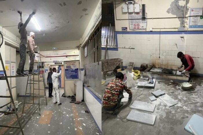 Hospitals painted for PM’s “photoshoots”, alleges Congress, AAP
