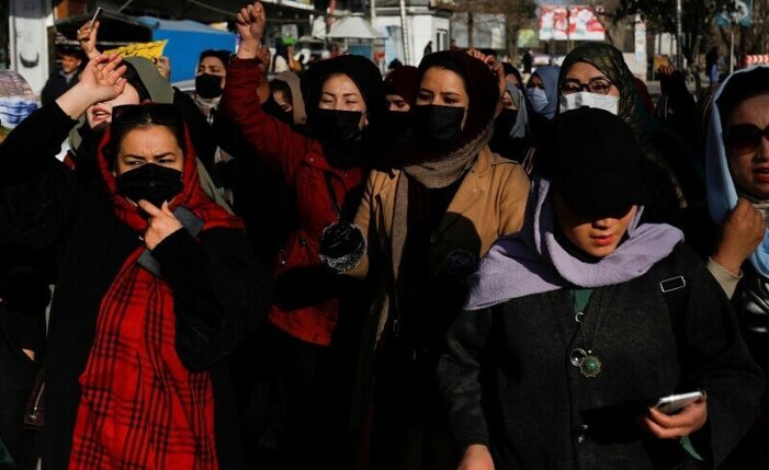 Afghan women banned from university ‘for not following dress code’