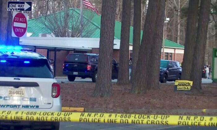 Six-year-old boy held after shooting teacher in US state of Virginia