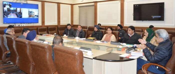 Atal Dulloo reviews status of micro irrigation, irrigation for Kharif 2023