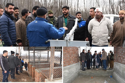 DC Gbl takes stock of sanitation management at Safapora block