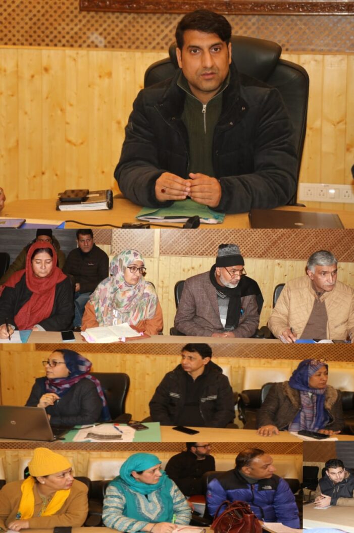 DC Srinagar chairs meeting of District Task Force on Measles-Rubella(MR) Elimination