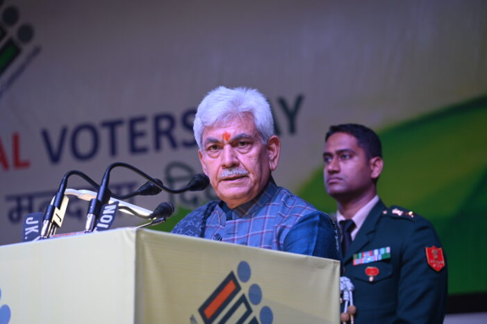 Lt Governor graces National Voters’ Day Celebrations