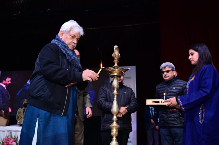 Lt Governor inaugurates UT level training & orientation program for effective implementation of 29 projects under holistic agriculture development plan