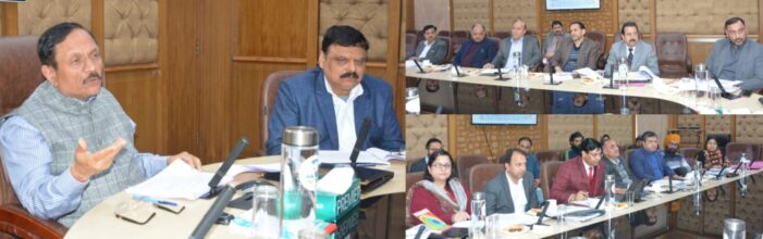 Advisor Bhatnagar emphasises on rationalisation of teaching staff in schools, regular capacity building of teachers