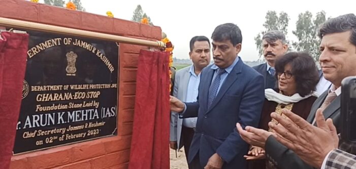 CS lays foundation for development of ‘Gharana Eco-Spot’