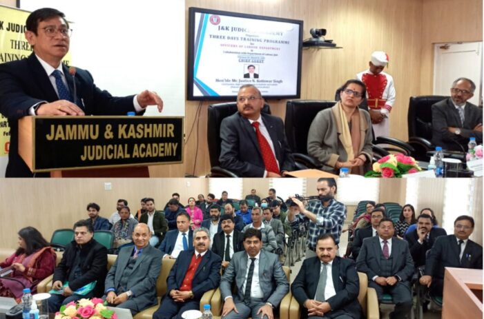 Chief Justice inaugurates customized training for officers of Labour Department