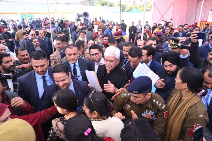 Lt Governor Inaugurates Special Governance Camps for Kashmiri Migrants