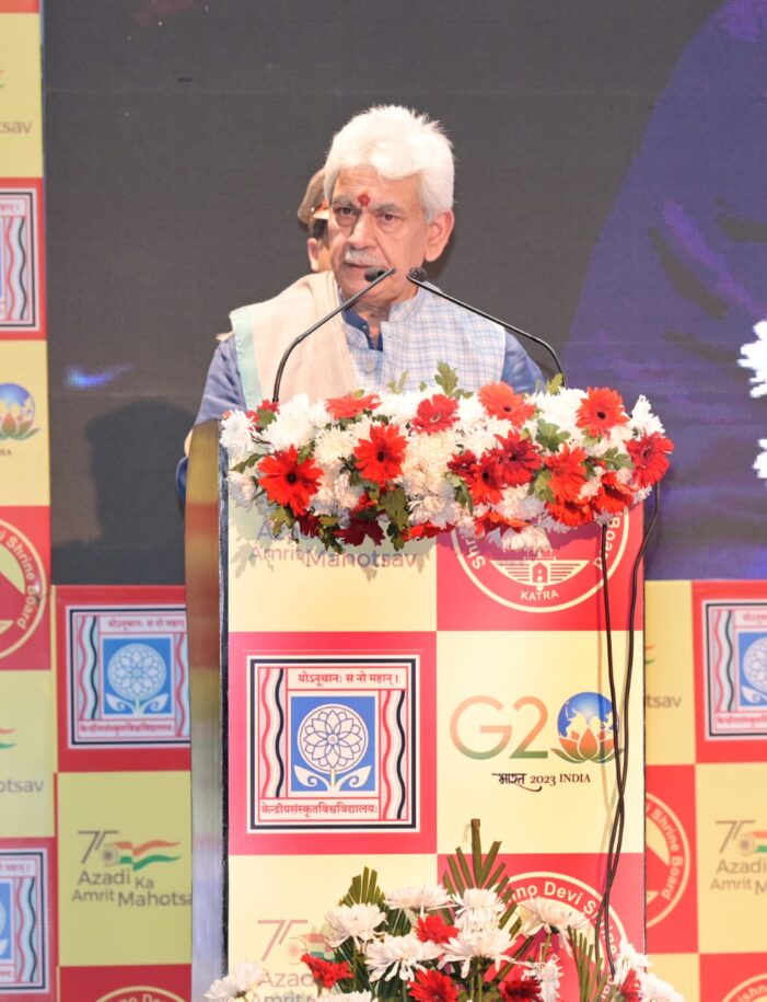 Lt Governor inaugurates North Zone Youth Festival ‘KSHITIJ’ in Katra