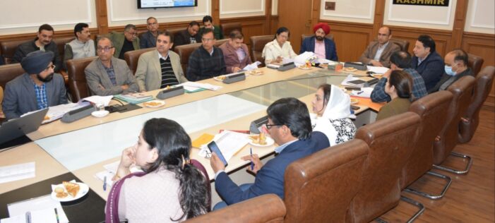 Secretary H&ME reviews progress on ongoing development works