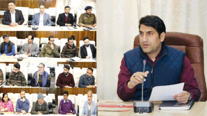 DC Srinagar reviews Power scenario, Water Supply and stock position for forthcoming Holy month of Ramadan
