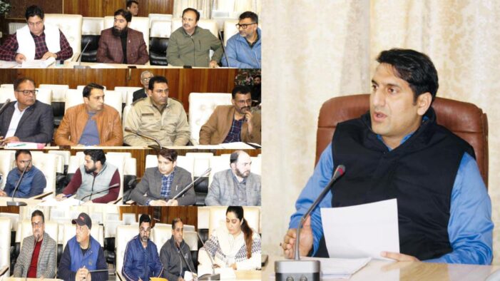 DC Srinagar reviews progress of City Action Plan under National Clean Air Programme (NCAP)