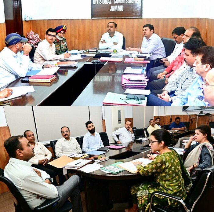 Div Com reviews progress on mega road projects executed in Jammu division