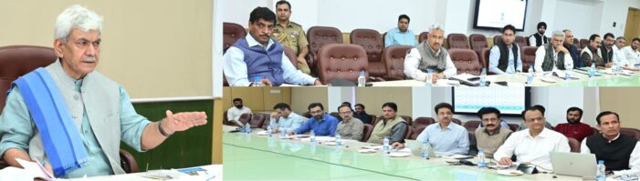 Lt Governor chairs high-level meeting to review power scenario in J&K