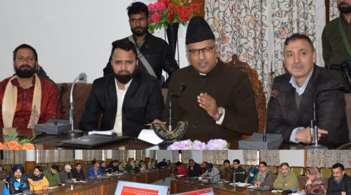 MP Khatana reviews development activities in Srinagar district