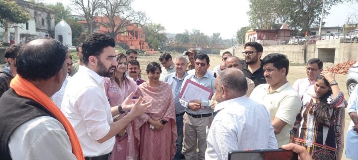 Secretary Tourism visits Purmandal, Utterbehani; reviews progress on development works
